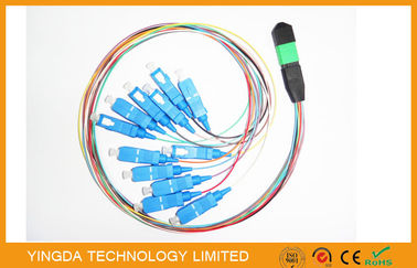 SC Hydra 12 Telli Fiber Kablo Montajı / MTP MPO Yama Kablosu FTTX için