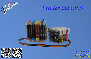 Kardeş ile ARC Chip İşyeri printting Siyah &amp;amp; Renkli CISS LC103 / LC105 / LC107 Dolum Mürekkep Sistemi