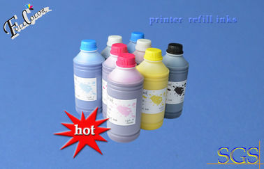 8 Renk geniş format yazıcı pigment mürekkep, hp70 kartuş dolum pigment mürekkepler için su geçirmez mürekkepler