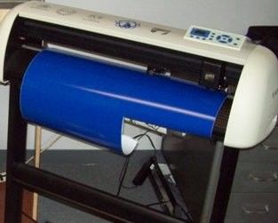 CS1200BEG graphic cutting plotter with red eye, vinyl wall paper making machines