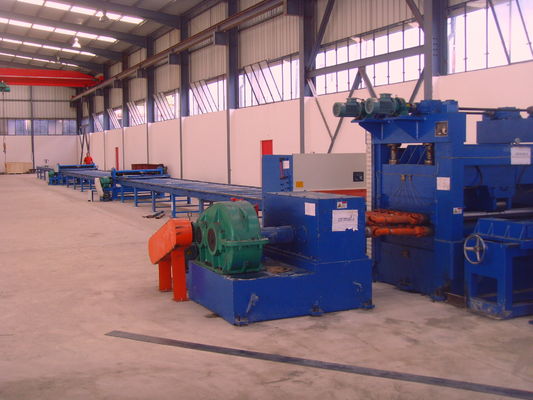 Ekonomik yüksek direk ışık kutup üretim hattı / Işık kutup için 12000mm Kesme Makinesi