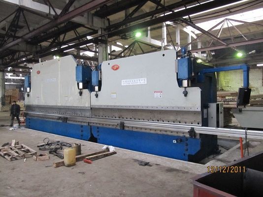 Çifte bağlantılı CNC hidrolik plaka bükme makinesi ışık direği üretim hattı için