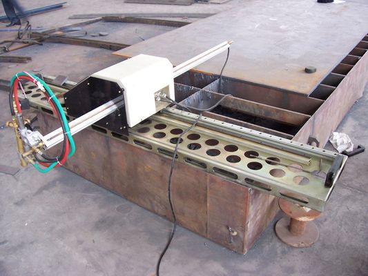 CNC Taşınabilir Alev Kesme Makinesi, Işık Kutup Baz Tabak Kesmek için Işık Kutup Makinesi