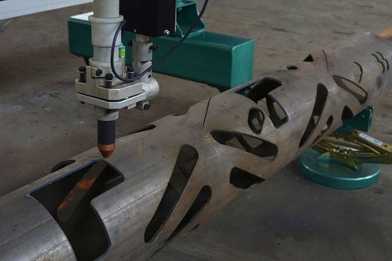 2500 mm Light Pole Machine, CNC Plasma Light Pole Kapı Kesme Makinesi