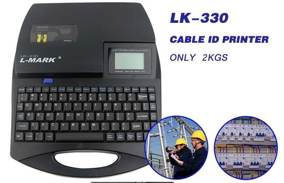 Portable Industrial wire tag printer Black half – cutting For Electric Installation