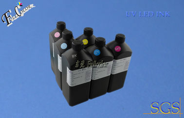 Yüksek Renk Yoğunluk UV Epson DX5 yazıcı kafası UV baskı için Olgunlaştırılabilen Mürekkep Led