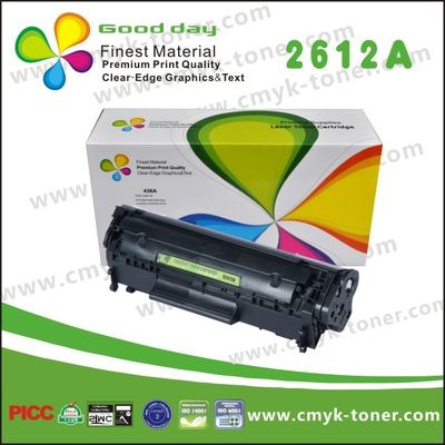 Lazer yazıcı toner kartuşu siyah Q2612A HP ile uyumludur