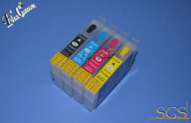 Boş Epson Danışma Top yeniden doldurulabilir mürekkep kartuşu Stylus NX420 WF320 325 620 625 630 633 840 kalıcı çip ile