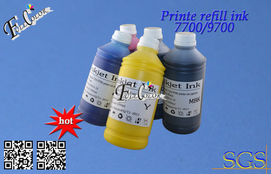 Yazıcı Pigment mürekkep Ultra Chrome K3 Pigment mürekkep Epson Pro 7700 5 renk mürekkep dolum Şişeler için
