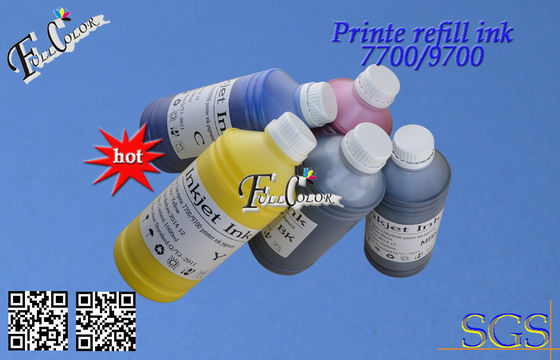 Yazıcı Pigment mürekkep Ultra Chrome K3 Pigment mürekkep Epson Pro 7700 5 renk mürekkep dolum Şişeler için