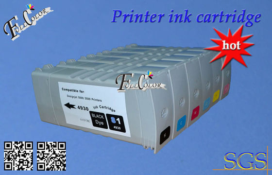 Kullanım HP Desiginjet D5800 Yazıcı için Hızlı Baskı HP 81 BK CMY 680ml Boya Mürekkep Kartuşu