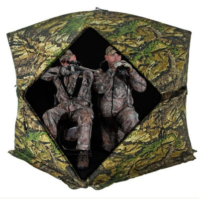 Adjustable folding hunting ground blind camo tents with Hub