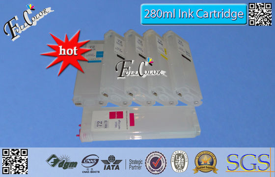 HP Desginjet Pinter sayılı Boya ile 72 Doldurulabilir Mürekkep Kartuşu Ve Pigment Mürekkep Ve Chip