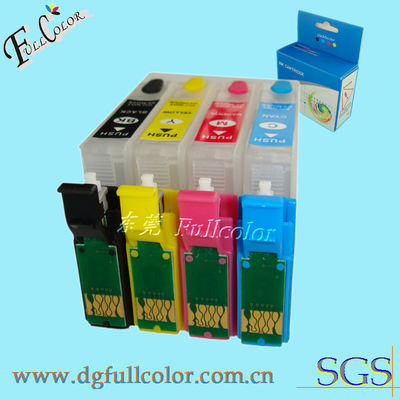 Yeniden doldurulabilir mürekkep kartuşu ile Reset Chip için Epson stylus N11 NX420 NX125 T12 T22 yazıcı