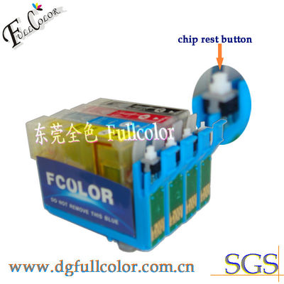 Yeniden doldurulabilir mürekkep kartuşu ile Reset Chip için Epson stylus N11 NX420 NX125 T12 T22 yazıcı