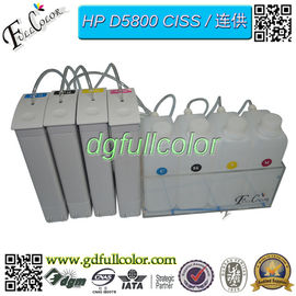 DIY HP81 CISS uyumlu HP Designjet D5800 yazıcı BK C M Y sürekli mürekkep besleme sistemi