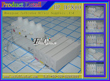 DIY HP81 CISS uyumlu HP Designjet D5800 yazıcı BK C M Y sürekli mürekkep besleme sistemi