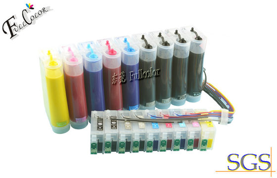 Tam Pigment Mürekkep Refilled Epson T1571 - T1579 CISS Sürekli Mürekkep Besleme Sistemi 9 renk 200ml her renk