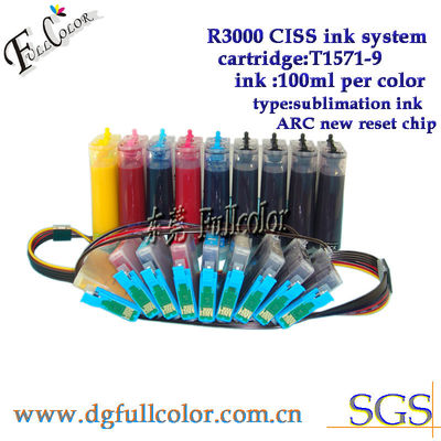 Tam Pigment Mürekkep Refilled Epson T1571 - T1579 CISS Sürekli Mürekkep Besleme Sistemi 9 renk 200ml her renk