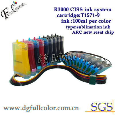 Tam Pigment Mürekkep Refilled Epson T1571 - T1579 CISS Sürekli Mürekkep Besleme Sistemi 9 renk 200ml her renk