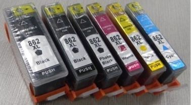 Hp 862XL Daimi Çip ile Uyumlu Yazıcı Mürekkep Kartuşları
